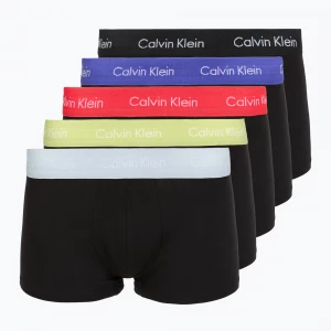Obrázek produktu Boxerky Calvin Klein LV00NB4412 Low Rise Trunk 5 pairs black in green bloom wb / black in dazzlin