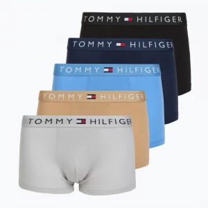 Obrázek produktu Boxerky Tommy Hilfiger Trumk 5 pairs cobalt blue / pitch black / black / light castle / desert