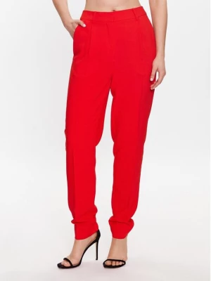Obrázek produktu Bruuns Bazaar Kalhoty z materiálu Cindysus BBW2595 Červená Slim Fit