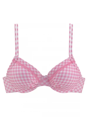 Obrázek produktu BUFFALO Horní díl plavek pink / bílá