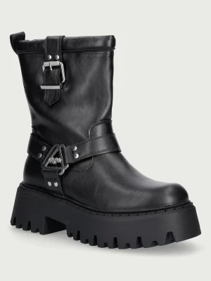 Obrázek produktu Buffalo kotníkové boty motocyklové dámské Aspen Biker Pull On černá