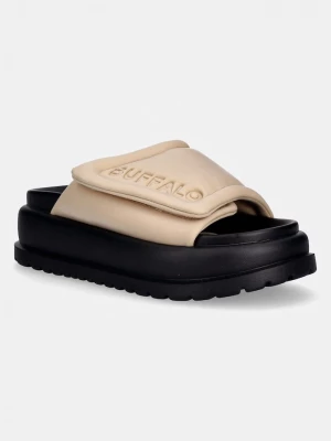 Obrázek produktu Buffalo pantofle na platformě dámské Palma Velcro béžová
