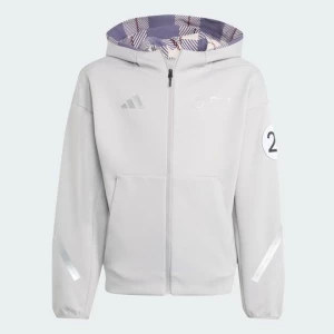 Obrázek produktu Bunda Mercedes - AMG Petronas Formula One Team Silver Arrows Full-Zip Hood Adidas Grey Two