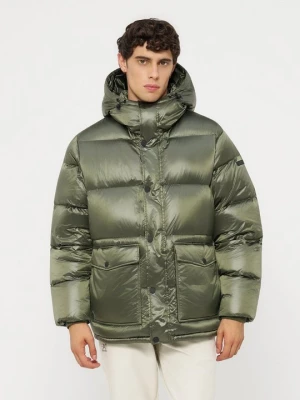 Obrázek produktu Bunda z prachového peří EA7 Emporio Armani tmavě zelená