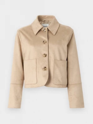 Obrázek produktu Bunda z umělé kůže Abercrombie & Fitch béžová