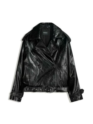 Obrázek produktu Bunda z umělé kůže Bershka černá