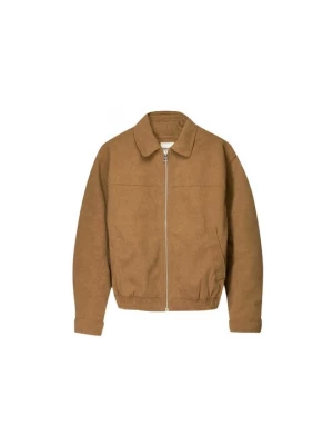 Obrázek produktu Bunda z umělé kůže Bershka světle hnědá