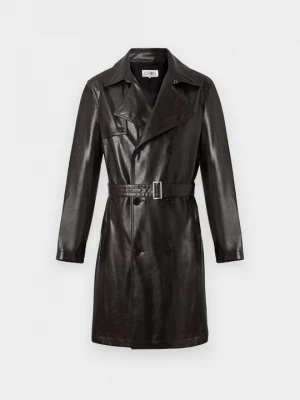 Obrázek produktu Bunda z umělé kůže MM6 Maison Margiela tmavě hnědá