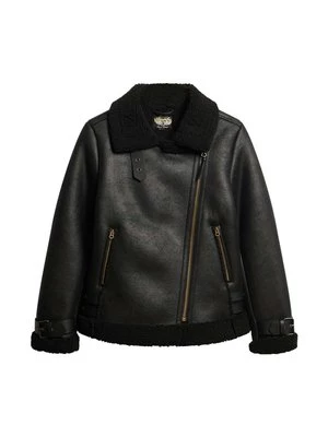 Obrázek produktu Bunda z umělé kůže Superdry černá