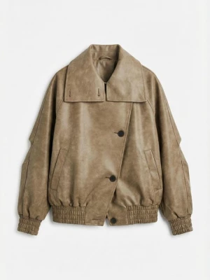 Obrázek produktu Bunda z umělé kůže Topshop hnědá