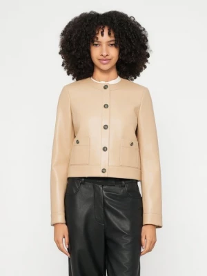Obrázek produktu Bunda z umělé kůže TWINSET béžová