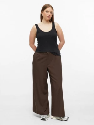 Obrázek produktu Bundfaltenhose mit weitem Bein QS hnědá
