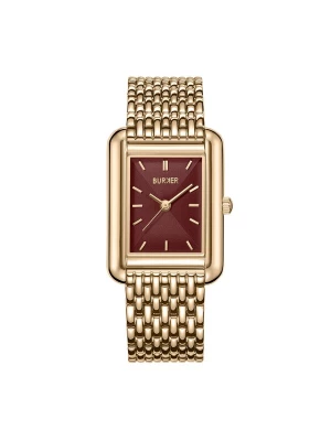 Obrázek produktu BURKER Watches Analogové hodinky 'Olivia Gold Burgundy' zlatá