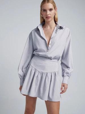 Obrázek produktu BWLDR Halenka 'Kate' světle šedá / bílá