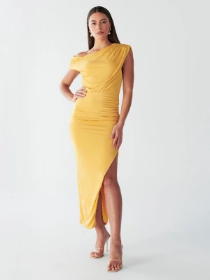 Obrázek produktu BWLDR Šaty 'VELEDA MIDI DRESS' žlutá
