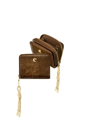 Obrázek produktu Cacharel Peněženka 'Card wallet with flap Philomène' karamelová