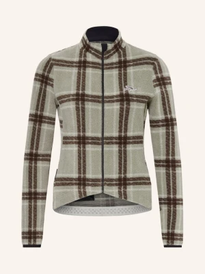 Obrázek produktu Café Du Cycliste Fleecová Mikina Solange světle zelená / světle šedá / khaki