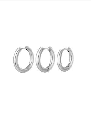 Obrázek produktu Cala Rose Náušnice 'BASIC SET' stříbrná