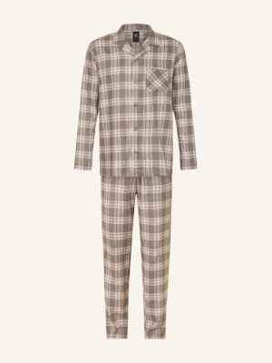 Obrázek produktu Calida Pyžamo Relax Flannel Mood Z Flanelu hnědá