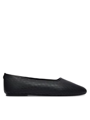 Obrázek produktu Calvin Klein Baleríny Oblique Ballerina Cut Lth HW0HW03033 Černá