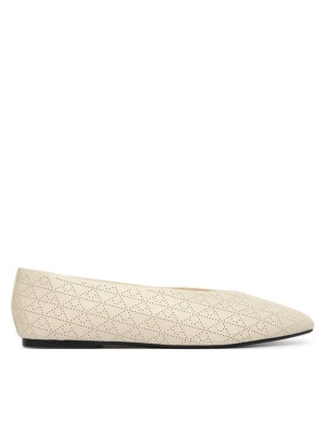 Obrázek produktu Calvin Klein Baleríny Square Ballerina Aop Lth HW0HW02936 Béžová