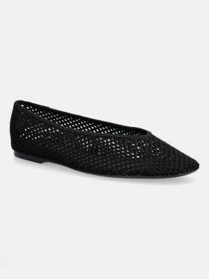 Obrázek produktu Calvin Klein baleríny SQUARE BALLERINA LINEN MESH černá
