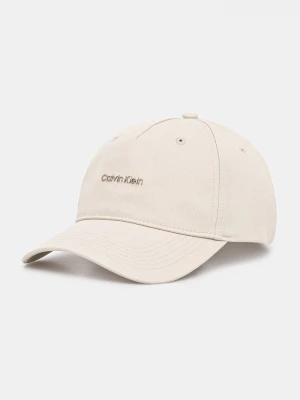 Obrázek produktu Calvin Klein baseballová čepice pánská bavlněná béžová