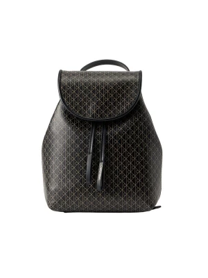 Obrázek produktu Calvin Klein Batoh 'Emblem Print Flap' cappuccino / černá