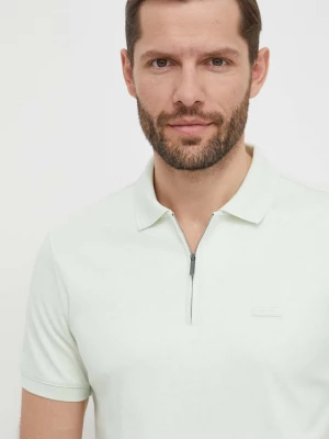 Obrázek produktu Calvin Klein Bavlněné polo tričko zelená