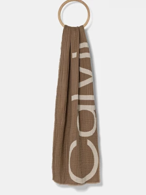 Obrázek produktu Calvin Klein Bavlněný šátek béžová