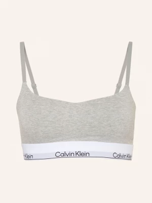 Obrázek produktu Calvin Klein Bustier Podprsenka Icon Cotton Modal světle šedá / bílá