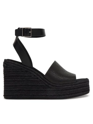 Obrázek produktu Calvin Klein Espadrilky Wedge Espad 70 Aop Lth HW0HW03138 Černá
