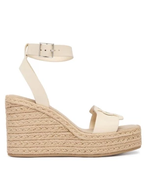 Obrázek produktu Calvin Klein Espadrilky Wedge Espad 70 Embl Lth HW0HW02897 Béžová