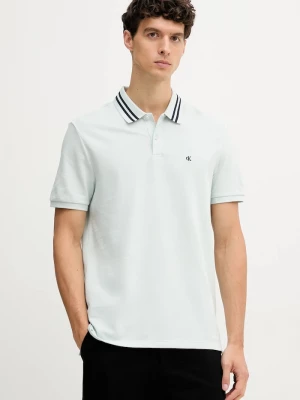 Obrázek produktu Calvin Klein Jeans polo pánské bavlněné modrá