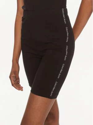 Obrázek produktu Calvin Klein Jeans Cyklistické šortky Logo J20J223137 Černá Slim Fit