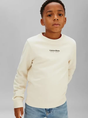 Obrázek produktu Calvin Klein Jeans Dětská bavlněná mikina Calvin Klein Jeans béžová