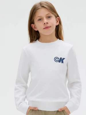 Obrázek produktu Calvin Klein Jeans Dětská bavlněná mikina Calvin Klein Jeans bílá