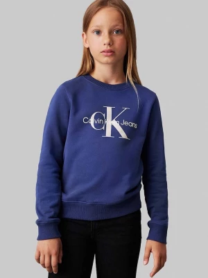 Obrázek produktu Calvin Klein Jeans Dětská bavlněná mikina Calvin Klein Jeans modrá