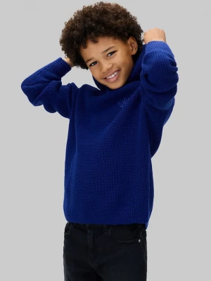 Obrázek produktu Calvin Klein Jeans Dětská bavlněná mikina Calvin Klein Jeans modrá