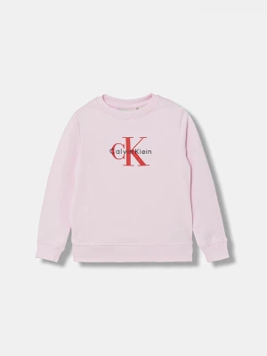 Obrázek produktu Calvin Klein Jeans Dětská bavlněná mikina Calvin Klein Jeans růžová