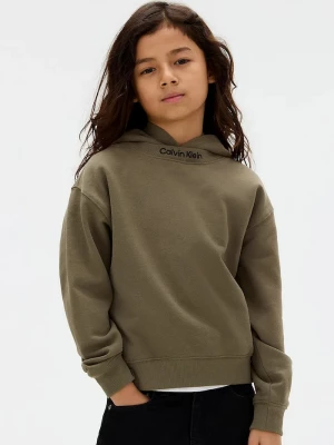 Obrázek produktu Calvin Klein Jeans Dětská bavlněná mikina Calvin Klein Jeans zelená