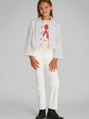 Obrázek produktu Calvin Klein Jeans Dětská riflová bunda Calvin Klein Jeans bílá