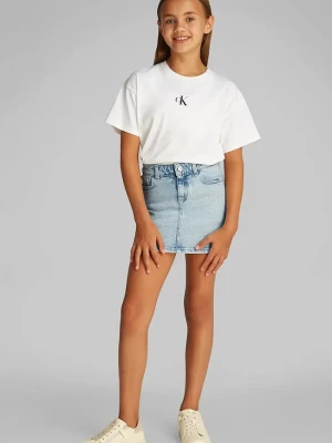 Obrázek produktu Calvin Klein Jeans Dětská riflová sukně Calvin Klein Jeans modrá