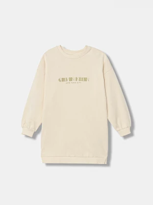 Obrázek produktu Calvin Klein Jeans Dětské bavlněné šaty béžová