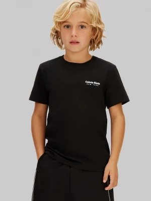 Obrázek produktu Calvin Klein Jeans Dětské bavlněné tričko Calvin Klein Jeans černá