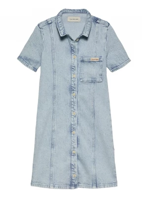 Obrázek produktu Calvin Klein Jeans Dětské riflové šaty Calvin Klein Jeans modrá