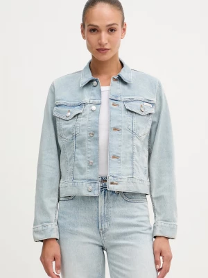 Obrázek produktu Calvin Klein Jeans džínová bunda dámská s bavlnou modrá