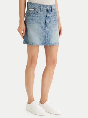 Obrázek produktu Calvin Klein Jeans Džínová sukně 90S Mini LV147F679G Modrá Regular Fit