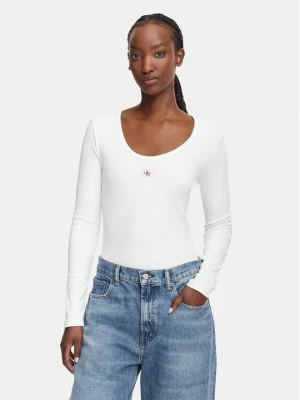 Obrázek produktu Calvin Klein Jeans Halenka LV047D218G Bílá Slim Fit