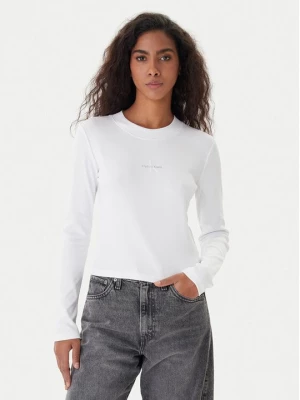 Obrázek produktu Calvin Klein Jeans Halenka Monogram LV047A803G Bílá Slim Fit